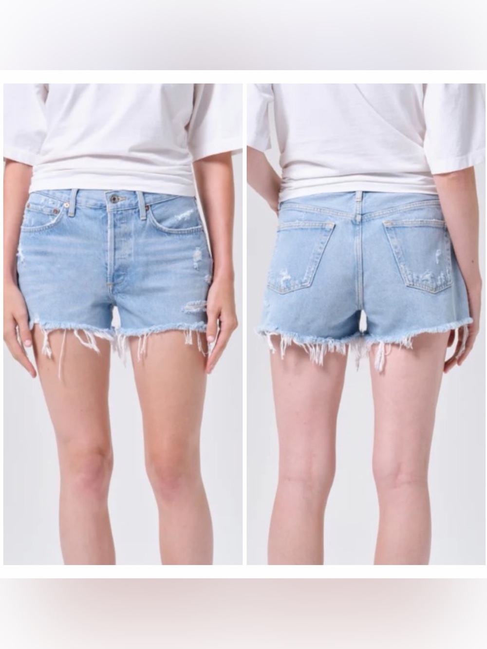 Agolde Parker Vintage Cut Off Short Swampmeet
